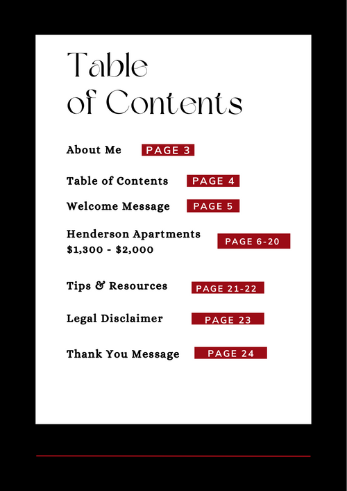 Apartment Guide: 2 Bedrooms Henderson,Nv